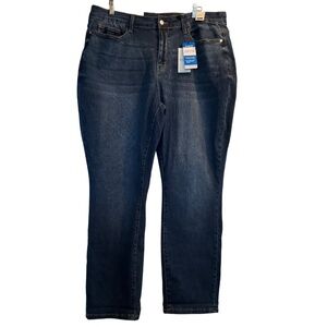 Women’s Judy Blue High Waisted Boyfriend Jeans in Dark Blue Sz 20W NWT